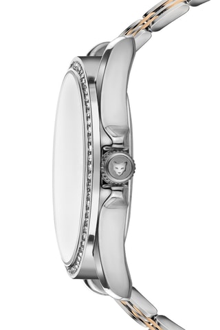 Montre à quartz en acier Lisbon - Doré rose et argenté 