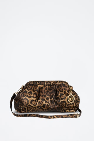 Sac bandoulière en cuir - Doré