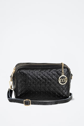 Sac bandoulière en cuir Zavattari - Noir