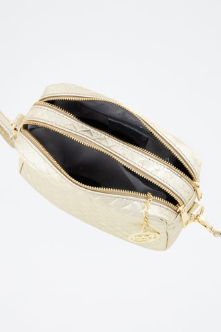 Sac bandoulière en cuir Zavattari - Argenté