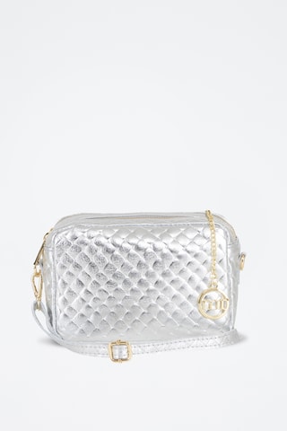 Sac bandoulière en cuir Zavattari - Argenté