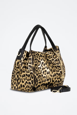 Sac à main en cuir Gioberti - Doré