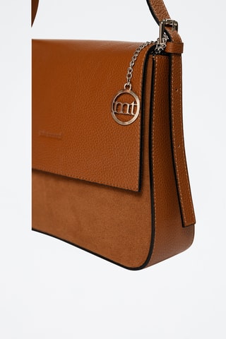 Sac bandoulière en cuir Viminale - Marron