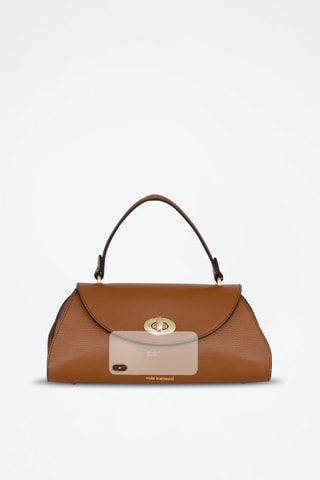Sac à main en cuir Bardelli - Marron