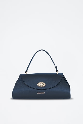 Sac à main en cuir Bardelli - Bleu marine