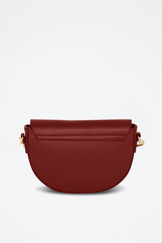 Mala a tiracolo de couro Azario - Vermelho
