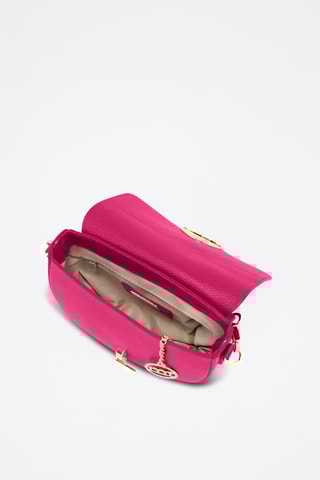 Mala a tiracolo de couro Azario - Rosa