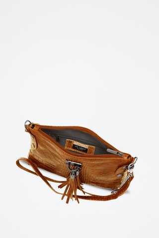 Sac bandoulière en cuir Abano - Marron