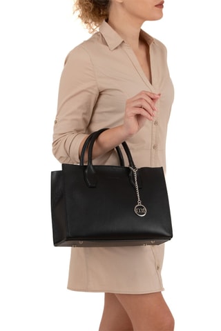 Sac à main en cuir Lovanio - Noir
