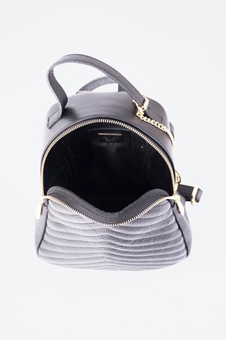 Sac à dos en cuir Ariberto - Noir