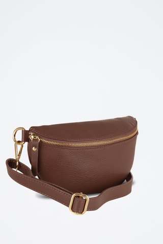 Sac bandoulière en cuir Perugino - Marron