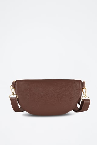 Sac bandoulière en cuir Perugino - Marron