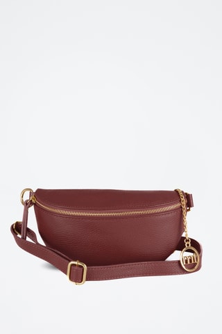 Sac bandoulière en cuir Perugino - Rouge