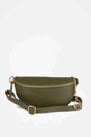Sac bandoulière en cuir Perugino - Vert