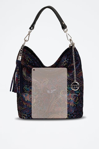 Sac à main en cuir Benaco - Noir