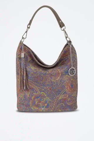 Sac à main en cuir Benaco - Taupe