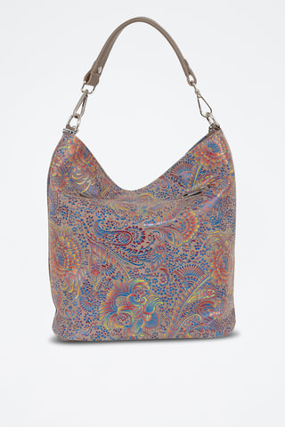 Sac à main en cuir Benaco - Taupe