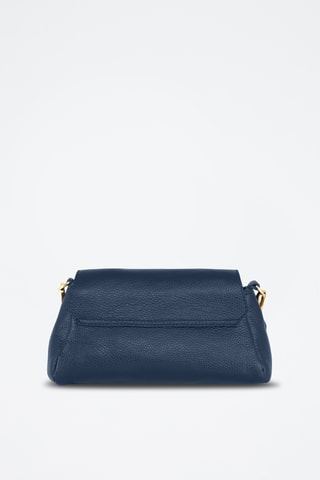 Sac bandoulière en cuir Berbera - Bleu marine