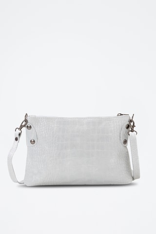 Sac bandoulière en cuir Abano - Blanc