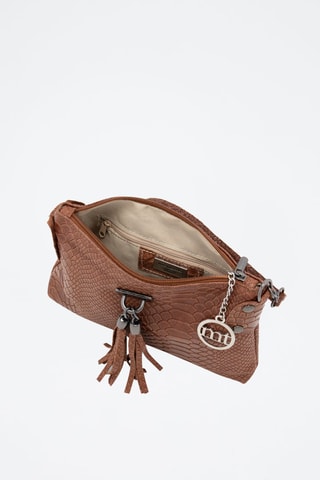 Sac bandoulière en cuir Navigli - Marron
