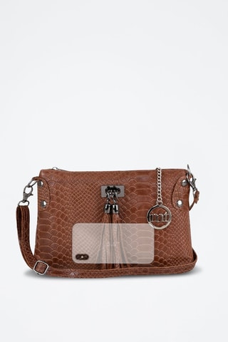 Sac bandoulière en cuir Navigli - Marron