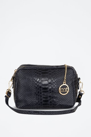 Sac bandoulière en cuir - Bleu