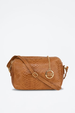 Sac bandoulière en cuir - Marron