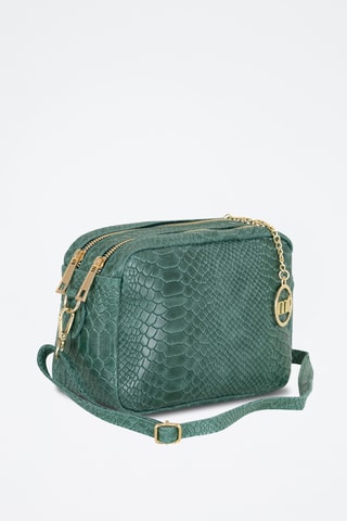 Sac bandoulière en cuir - Vert