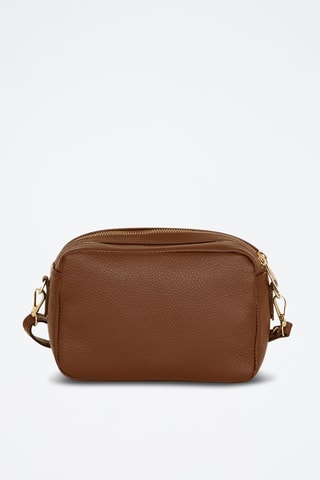 Sac bandoulière en cuir Astolfo - Marron