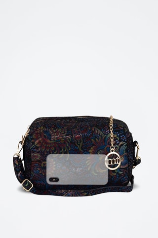 Sac bandoulière en cuir Zamagna - Noir