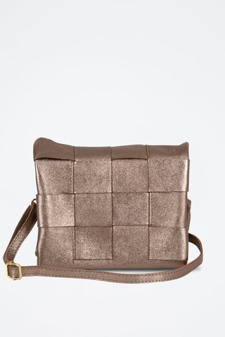 Sac bandoulière en cuir Empoli - Jaune