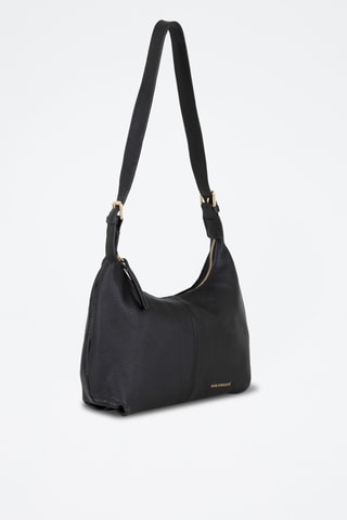 Sac porté épaule en cuir Ermanno - Noir