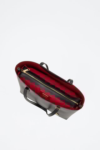 Cabas en cuir Gracchi - Noir