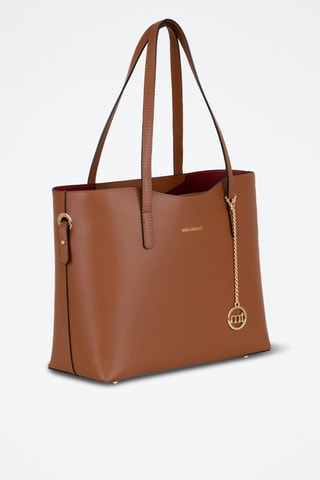 Cabas en cuir Gracchi - Marron