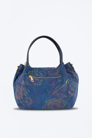 Sac à main en cuir Gonfalone - Bleu