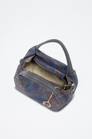 Sac à main en cuir Gonfalone - Gris
