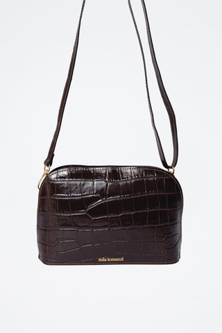 Sac bandoulière en cuir - Bordeaux