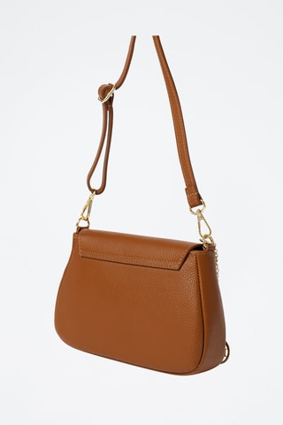Sac bandoulière en cuir Evaristo - Marron