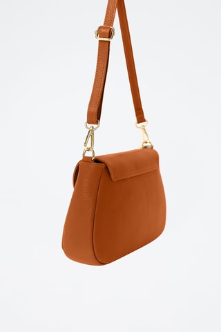 Sac bandoulière en cuir Evaristo - Marron