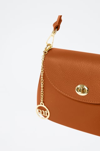 Sac bandoulière en cuir Evaristo - Marron