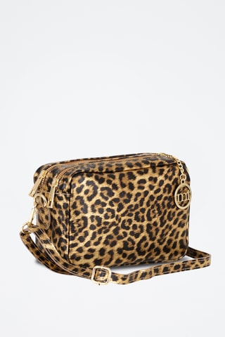 Sac bandoulière en cuir Caltanissetta - Doré