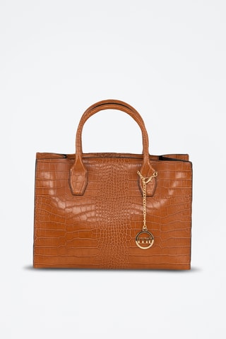Sac à main en cuir Lepontina - Marron