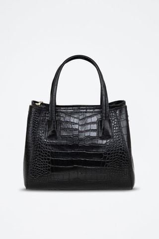 Sac à main en cuir Voghera - Noir