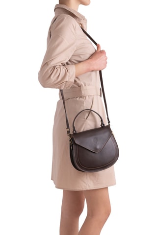 Sac à main en cuir Contarini - Marron