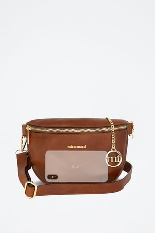Sac banane en cuir Eginardo - Marron