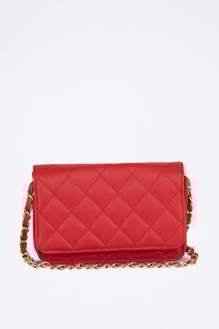 Sac bandoulière en cuir Ailanti - Rouge
