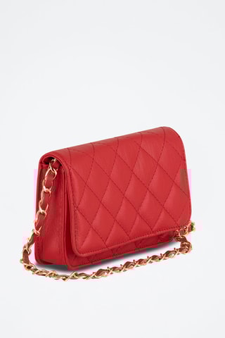 Sac bandoulière en cuir Ailanti - Rouge