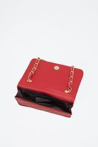 Sac bandoulière en cuir Ailanti - Rouge
