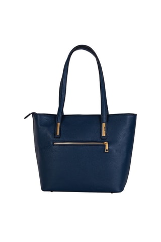 Cabas en cuir Cesena - Bleu