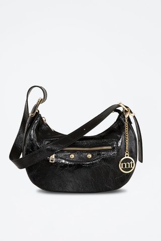 Sac porté épaule en cuir Erodoto - Noir